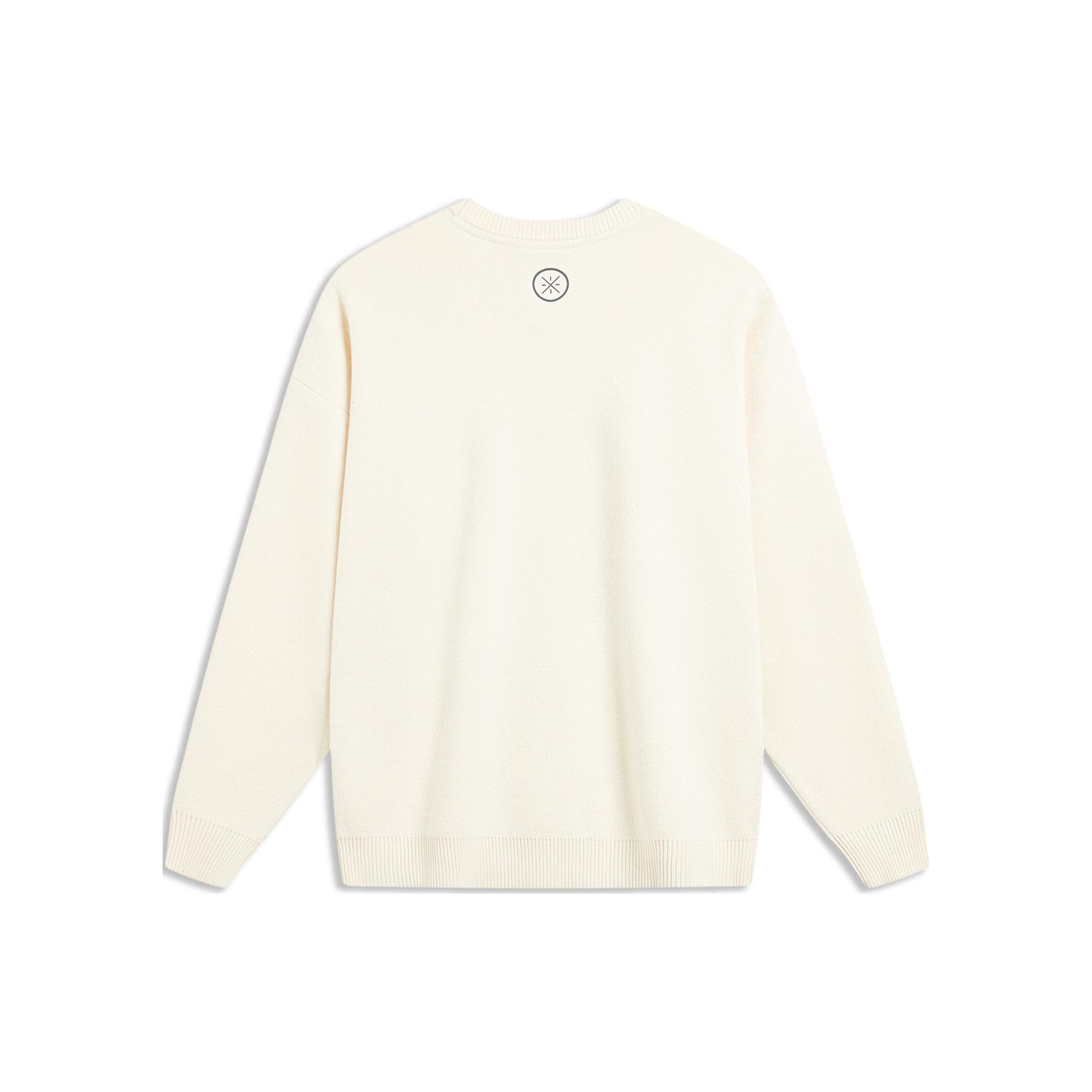 Свитер-пуловер с круглым вырезом и принтом Li Ning — фото 2