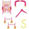 Pilot Mel-chan Baby Stroller with Height Measurement for Ages 3 and Up, Essential Care Parts