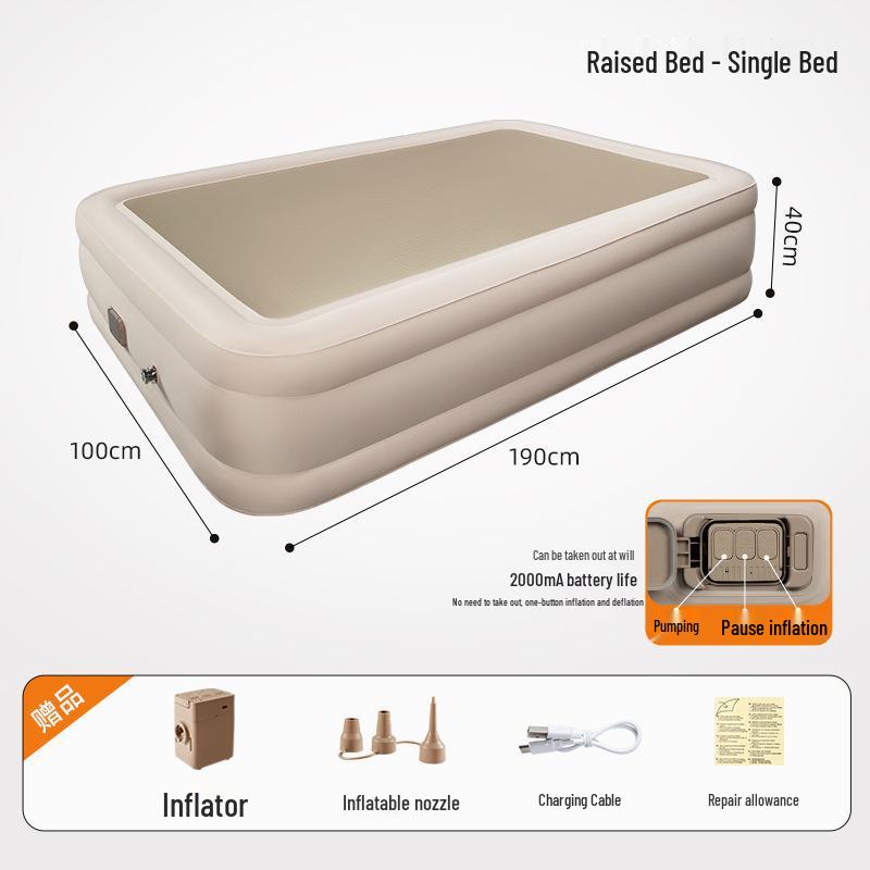 Automatic Inflatable Mattress Tent: Outdoor Spring Cloud Bed for Camping and Home Use