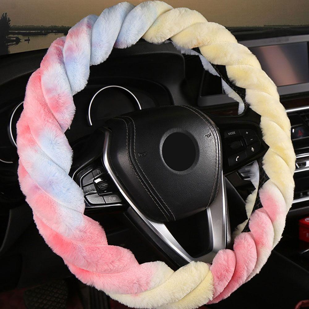

Anti-slip Car Steering Wheel Cover Inner Ring Steering Wheel Sleeve Cold Weather style 2