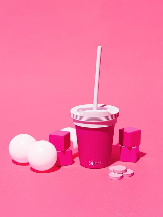 

SILIPINT KOREA Eco-Friendly Silicone Kids Tumbler Dragon Fruit 8oz Dragon fruit