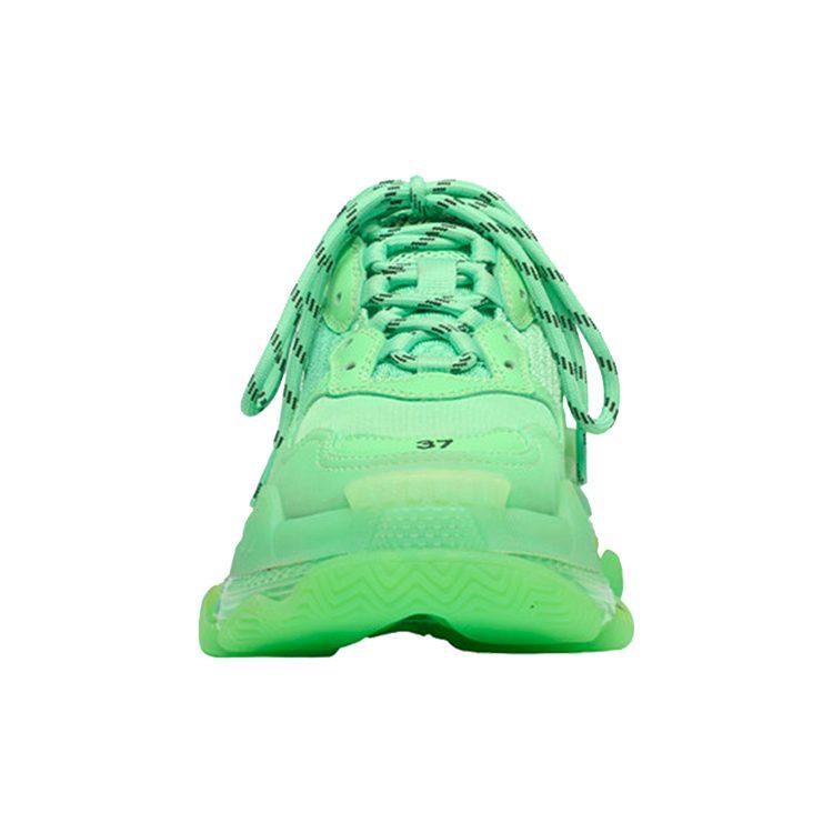 Balenciaga Triple S Low Top Chunky Sneakers Women's Green 544351W2CF13801