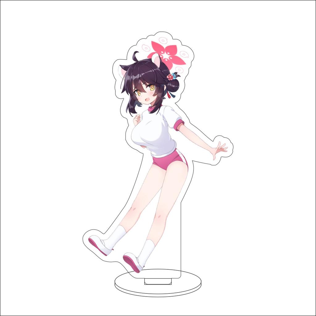 16CM Anime Blue Archive The Animation Cosplay Ornaments Takanashi Hoshino  Acrylic Stand Figure Stand Halloween Gifts