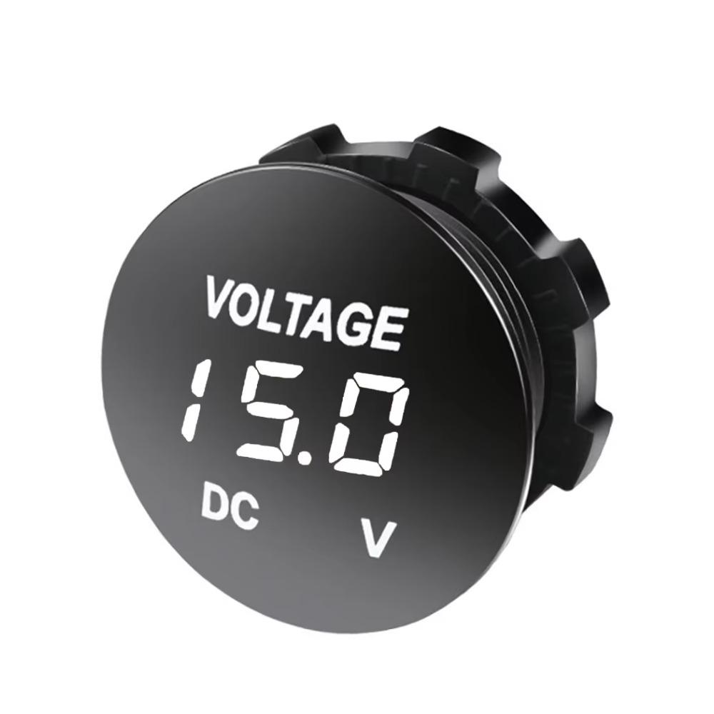 DC 12V-24V Mini Digital Voltmeter Voltage Meter Tester Led Display for Car Auto Motorcycle Boat ATV Truck Refit Accessories
