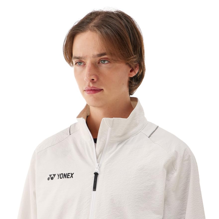 YONEX Uni Fit Tennis and Warm-Up Shirt, Style, Wear, 50158Y-570 (White/Small/Men's Women's)