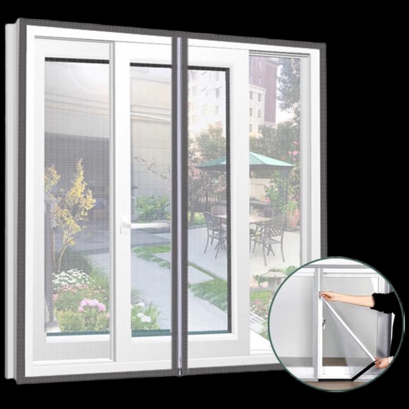 Miaojiayi Moskitonetz aus Kunststoff-Mesh mit Reißverschluss