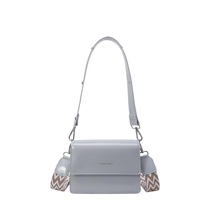 

Premium bag Small square bag New niche simple box bag Retro chain One shoulder messenger bag синій