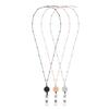 Badge Reel Lanyard with Id Holders Fashion Badge Chain Necklace Badge Business Card Holder for Teachers Student Nurses