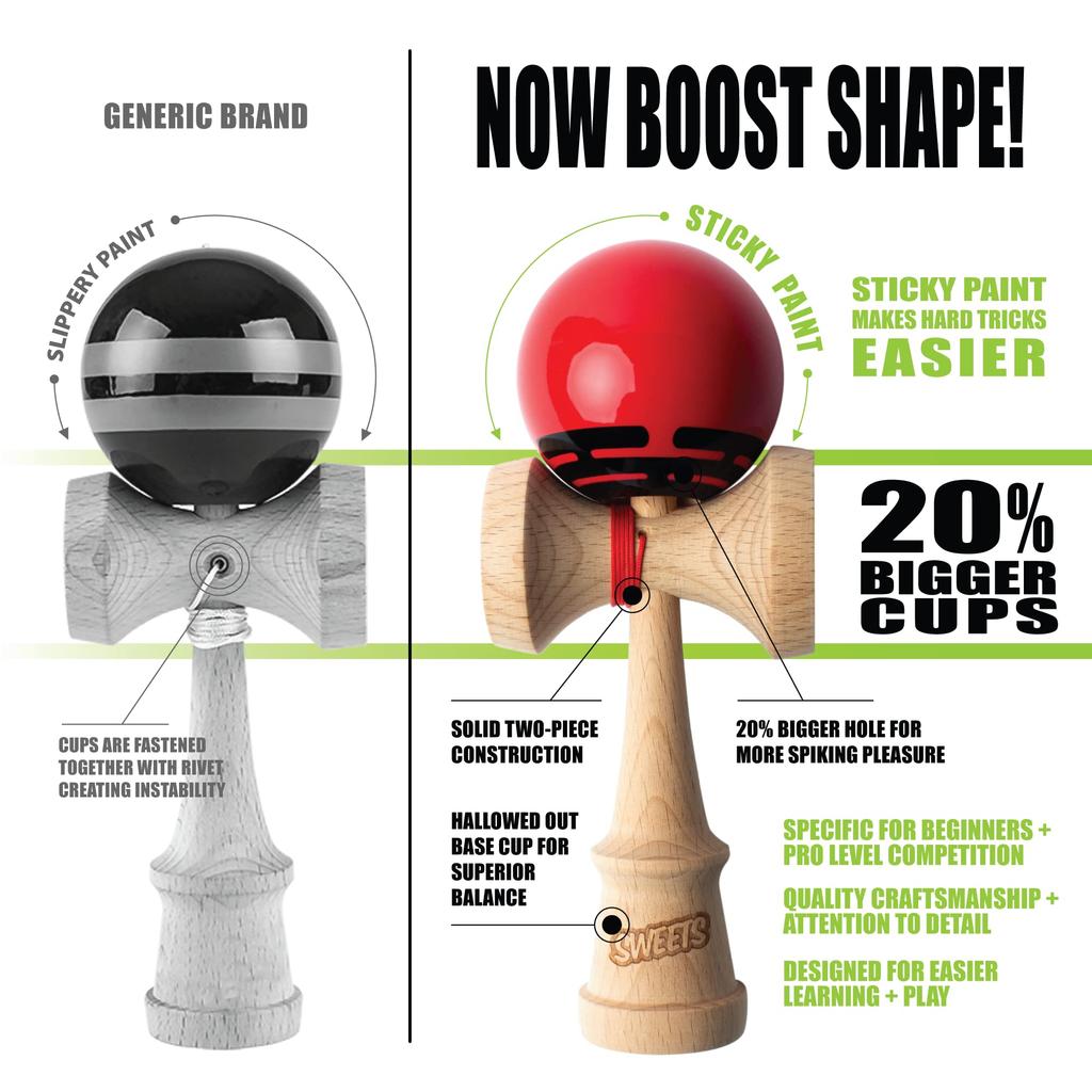 Sweets Kendamas PRIME RADAR Red