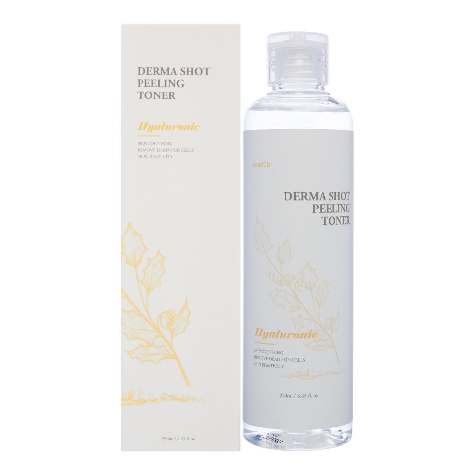 

Отшелушивающий тонер для лица Корея с гиалуроновой кислотой MEDB Derma Shot Toner Hyaluronic 250мл