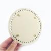 Fondos de Bolsos de Cuero con 48 Agujeros Hecho a Mano Redondo Moldeador de Fondo de Bolso Diá 15cm/5.91'' Accesorios para Bolsos DIY para Bolsos de Punto