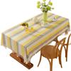 Striped Cotton And Linen Tablecloth, Living Room American Dining Table Mat, Rectangular Coffee Table Tablecloth, Simple, Small And Fresh