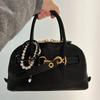 Miu Miao's Cowhide Shell Bag 25 Portable Single-shoulder Cross-shoulder Female All-matching 21cm Bowling
