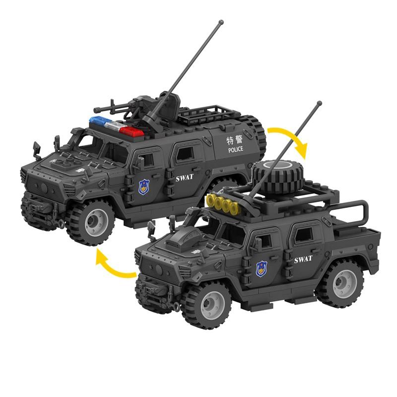 

2024 Вторая мировая война WW2 Армия Военные Солдаты SWAT Броня Транспортное средство Фигурки Модель Строительные блоки Кирпичики Детские игрушки Подарок