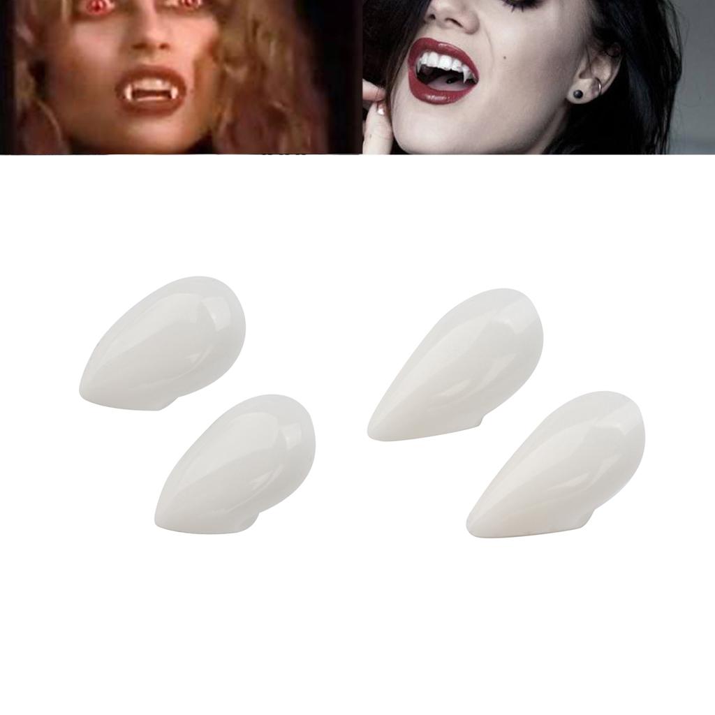 Vampire Fangs Resin Fake Teeth Halloween Party Props Cosplay Dentures Decoration