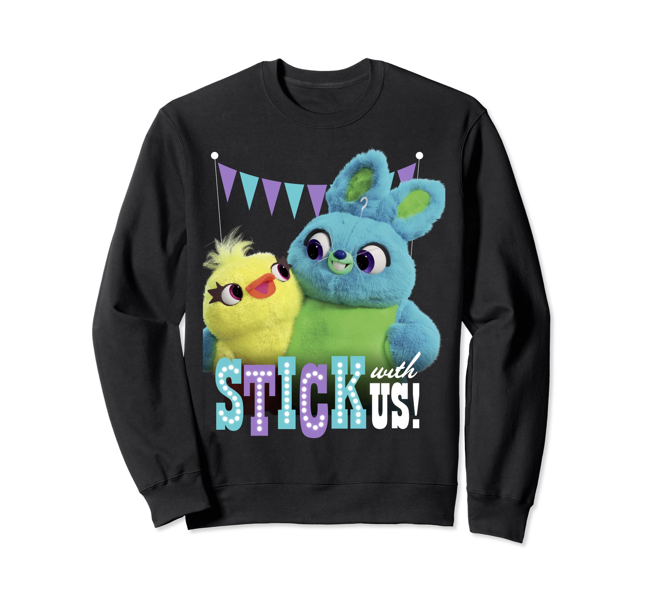 

Pixar Toy Story 4 Ducky & Bunny Stick With Us Sweatshirt