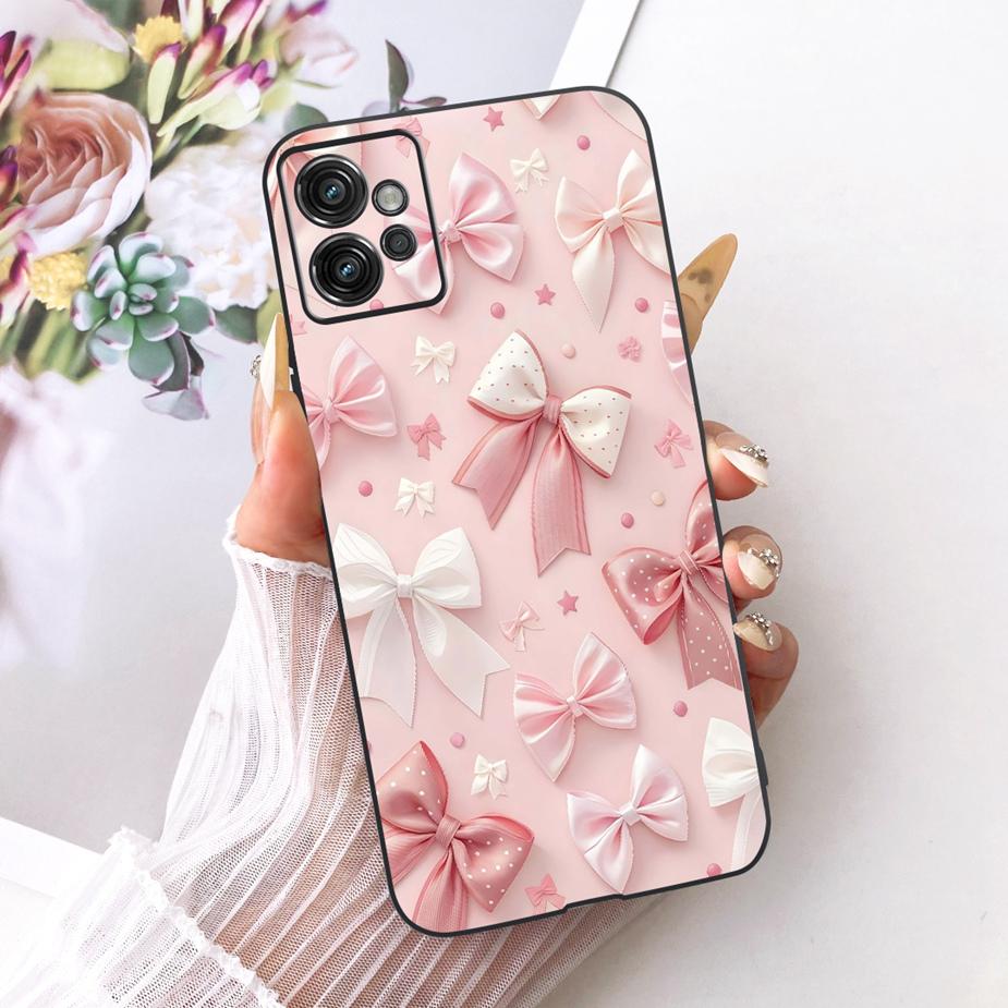 For Motorola Moto G32 Case XT2235-2 XT2235-3 New Flowers Butterfly Painted Cover Soft TPU Phone Case For Moto G32 MotoG32 Fundas