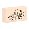 TAMPON BEAUTIFUL DAY - 37X66 MM - WOOD