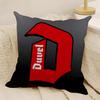 Cool D-Duvel Moortgat Brauerei 2 Kissenbezüge Natürlicher Leinen Doppelseitiger Druck Sofa Heimdekoration Kissenhülle