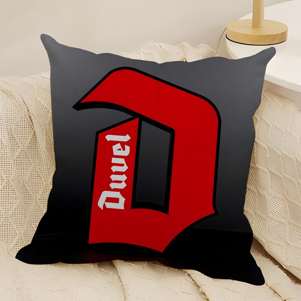 Cool D-Duvel Moortgat Brauerei 2 Kissenbezüge Natürlicher Leinen Doppelseitiger Druck Sofa Heimdekoration Kissenhülle