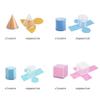 3d Geometry Math Model Kit For Middle School Cube And Rectangular Prism Unfolded Diagrams