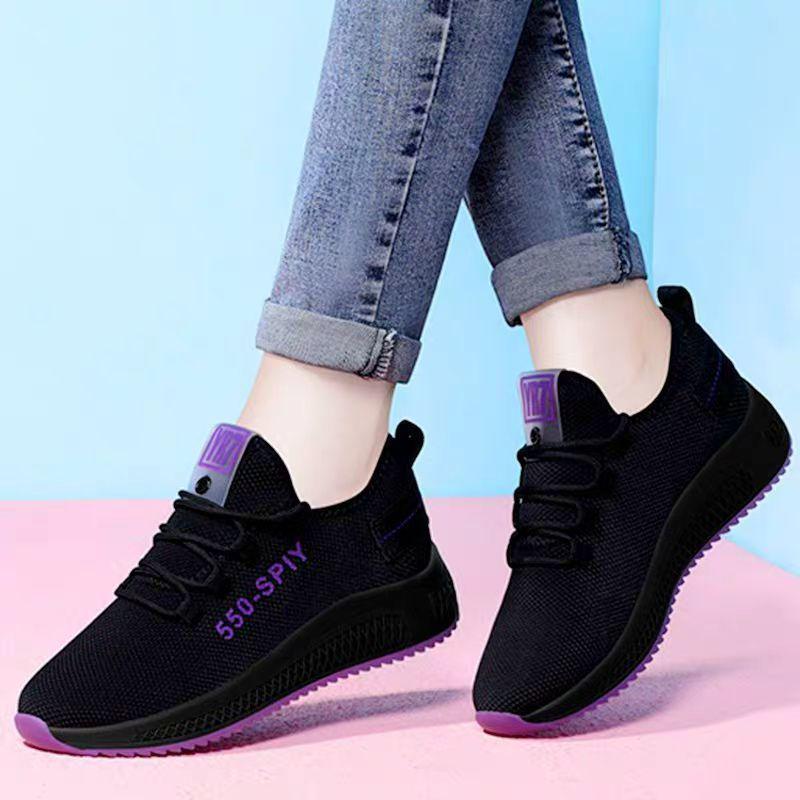 Women's Spring & Autumn Korean Style Low-Top Casual Sports Shoes - Breathable Old Beijing Cloth