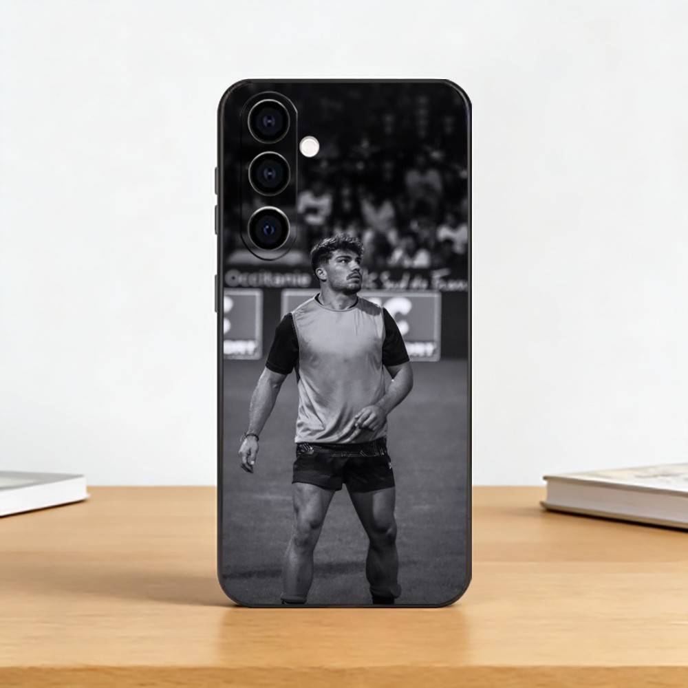 Antoine Dupont for Rugby Fans Phone Case For Samsung Galaxy A73,A72,A71,A70,A53,A52,A51,Soft Silicone Black Cover Samsung a52