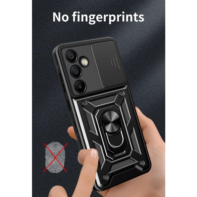 Camera Protect Case for Samsung S24 FE S24 Ultra S23 + S22 Plus Galaxy S21 FE S20 Plus Armor Hybrid Ring Cover