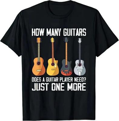 How Many Guitars Does A Guitar Player Need Just One More T Shirt