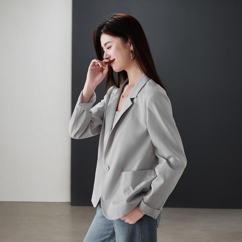 Женский серый блейзер SOFSIL Весна 2026 M