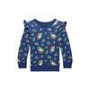 Polo Kids Girls Floral Ruffle Spa Terry Sweatshirt 2 6 Cwpoknir8020274999