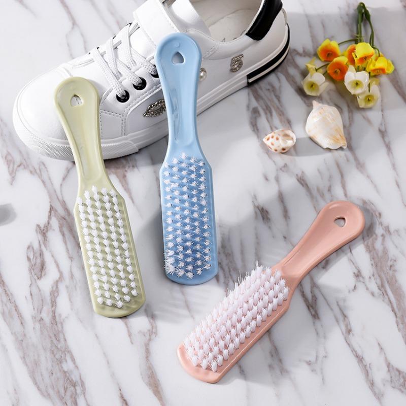 3pcs Plastic Cleaning Brush Set Soft Bristle Shoe Brush Laundry Scrub Brush
