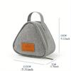 Mini Triangular Insulation Bag Aluminum Foil Thermal Cooler Lunch Tote Rice Ball Bag Lunch Box Bento Lunch Carry Bags