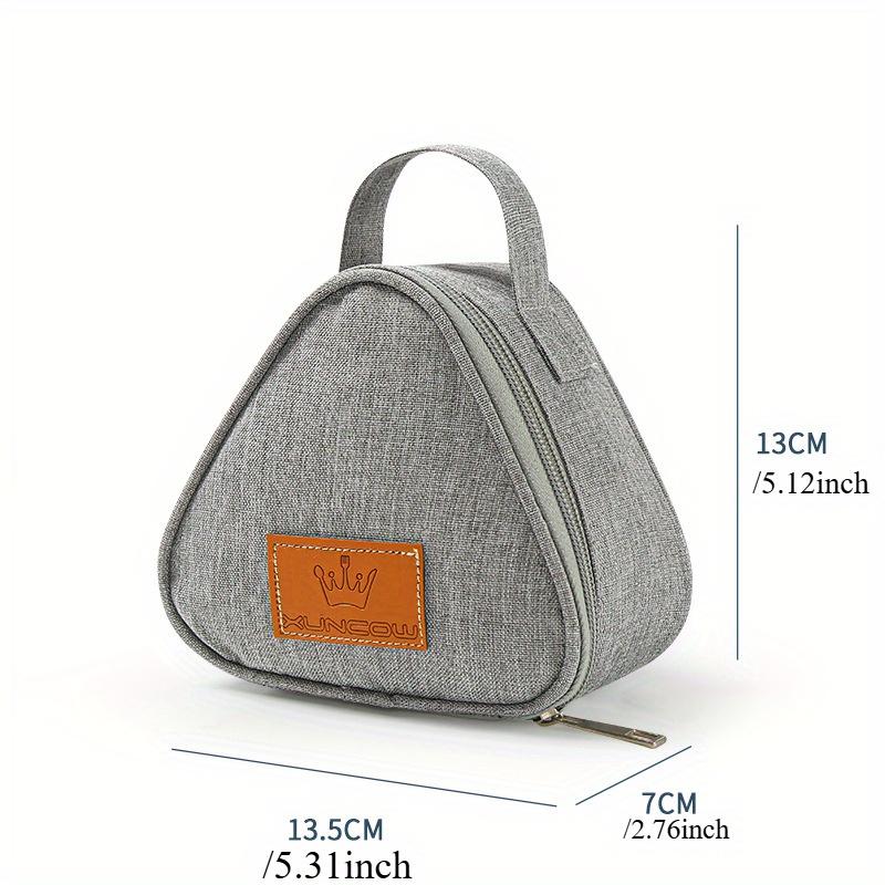 Mini Triangular Insulation Bag Aluminum Foil Thermal Cooler Lunch Tote Rice Ball Bag Lunch Box Bento Lunch Carry Bags