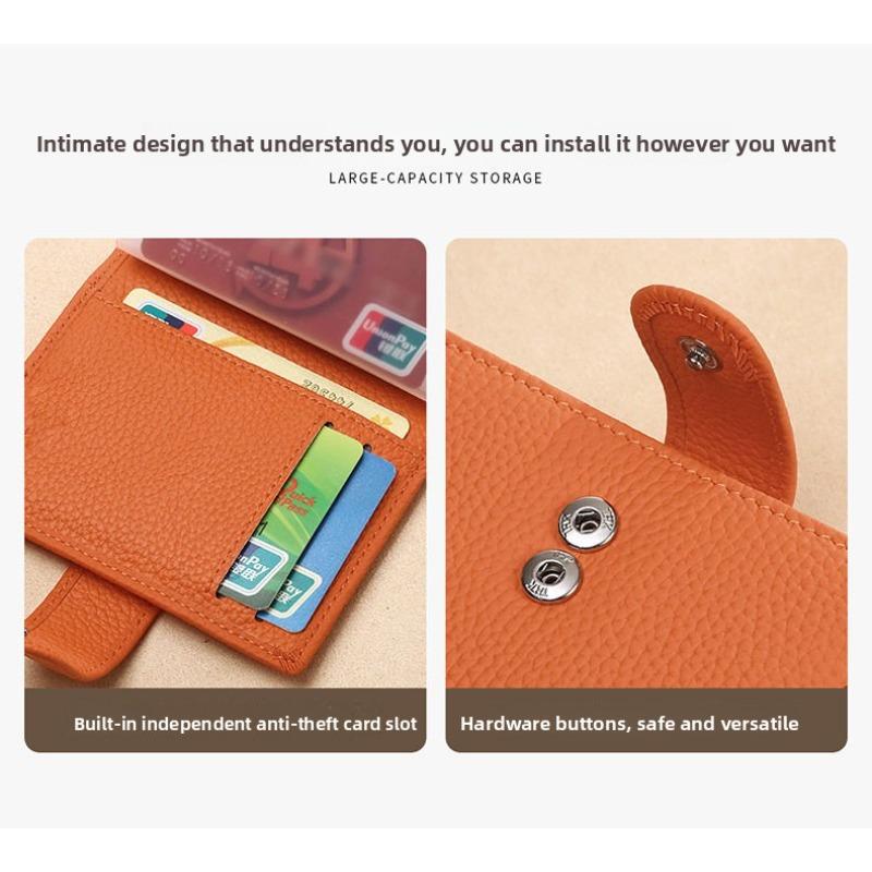 Card bag, male and female large-capacity multi-card cover, driver's license anti-card bag