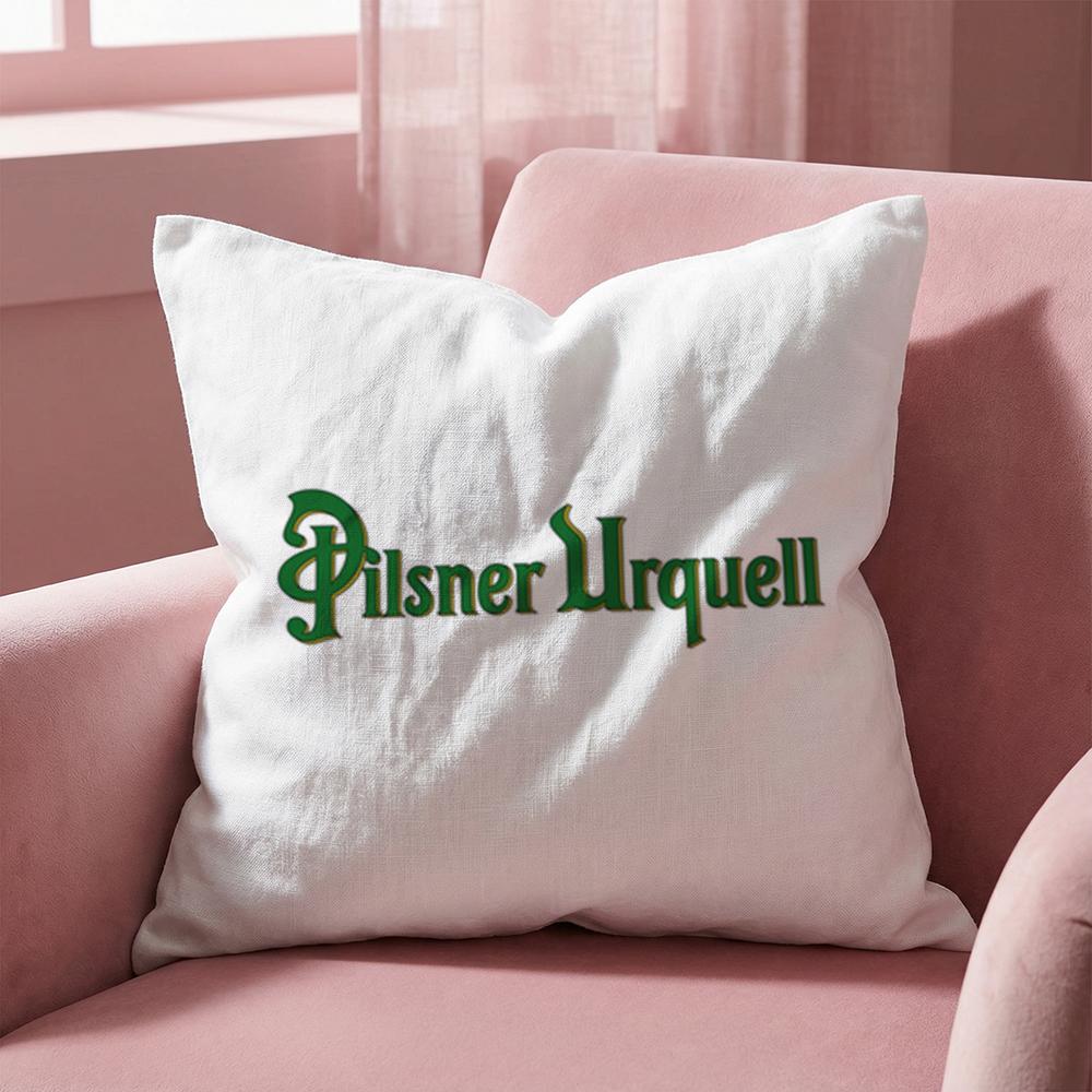 P-Pilsner U-Urquell Cushion Cover Multi-Scene Pillow Cover for Home & Car - Reversible, Soft & Durable for Daily Use
