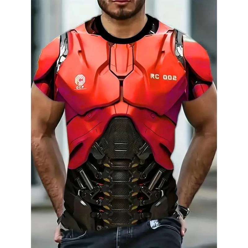Hot Sale 3D Printed Street Casual T-shirt Men Women Neutral Harajuku Cosplay Round Neck Short Sleeve