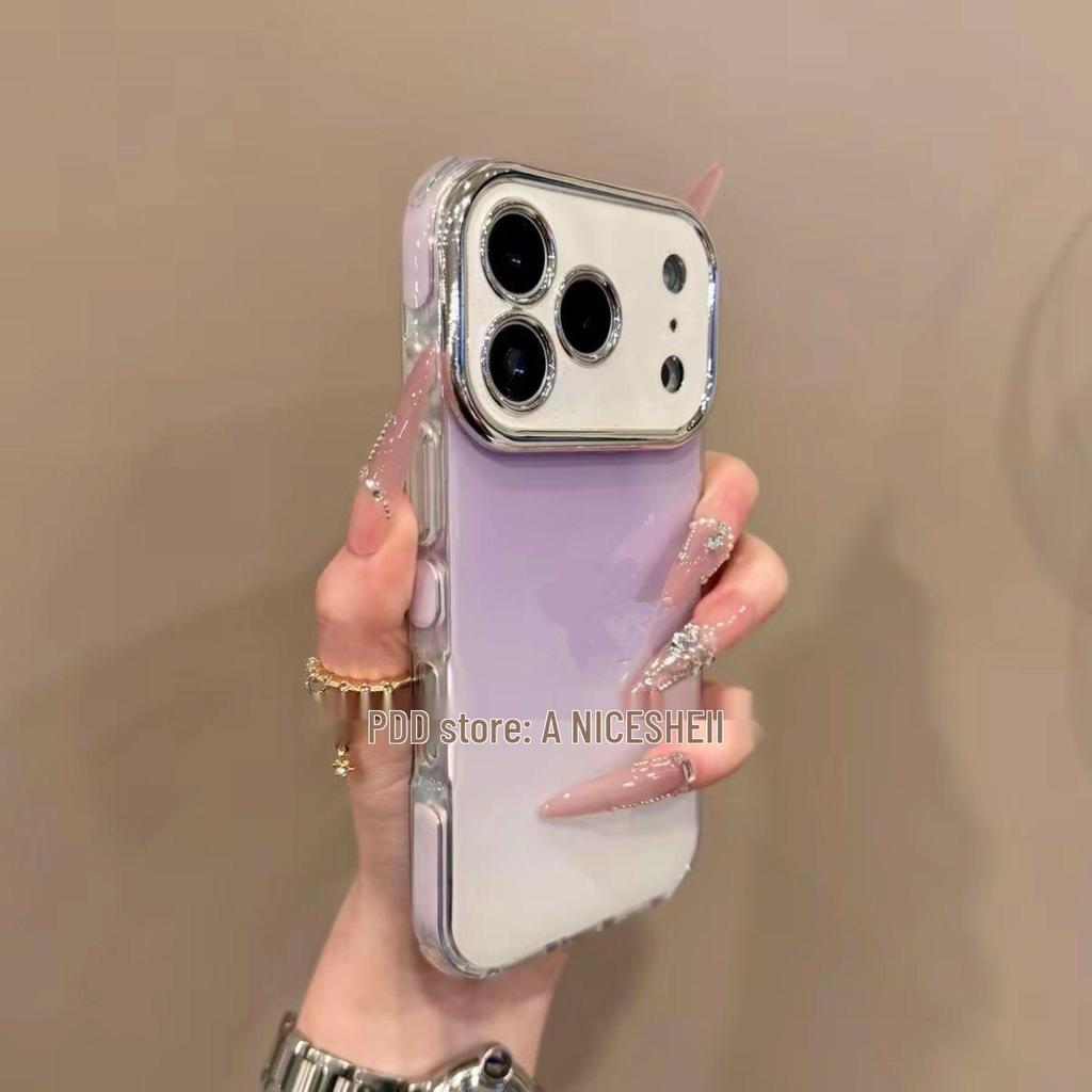 Compatible with Apple iPhone 17 Pro Max and 16: Glitter Gradient Protective Case