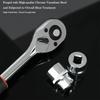 New Key Socket Set Multi-Purpose Repair Tool for Car,Motorcycle,Professional Socket Wrench Kit, Durable Hardware for Maintenance