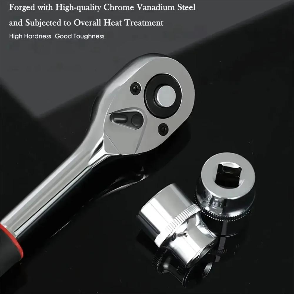 New Key Socket Set Multi-Purpose Repair Tool for Car,Motorcycle,Professional Socket Wrench Kit, Durable Hardware for Maintenance