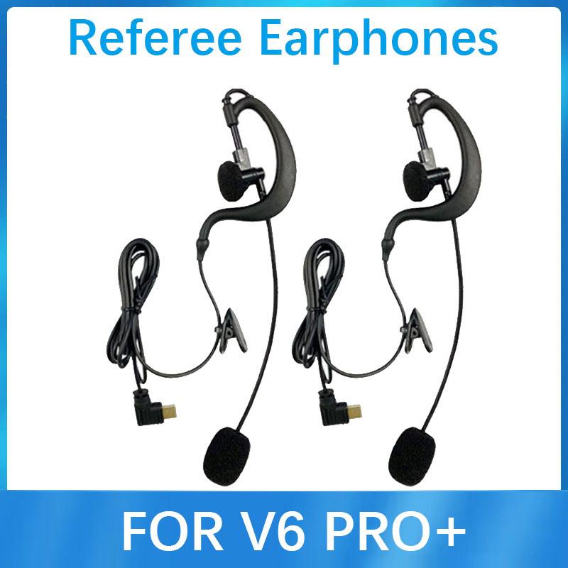 Type-C Interface Ear hanging type Referee earphone Suitable For V6 Pro+ Motorcycle Helmet Bluetooth Intercom