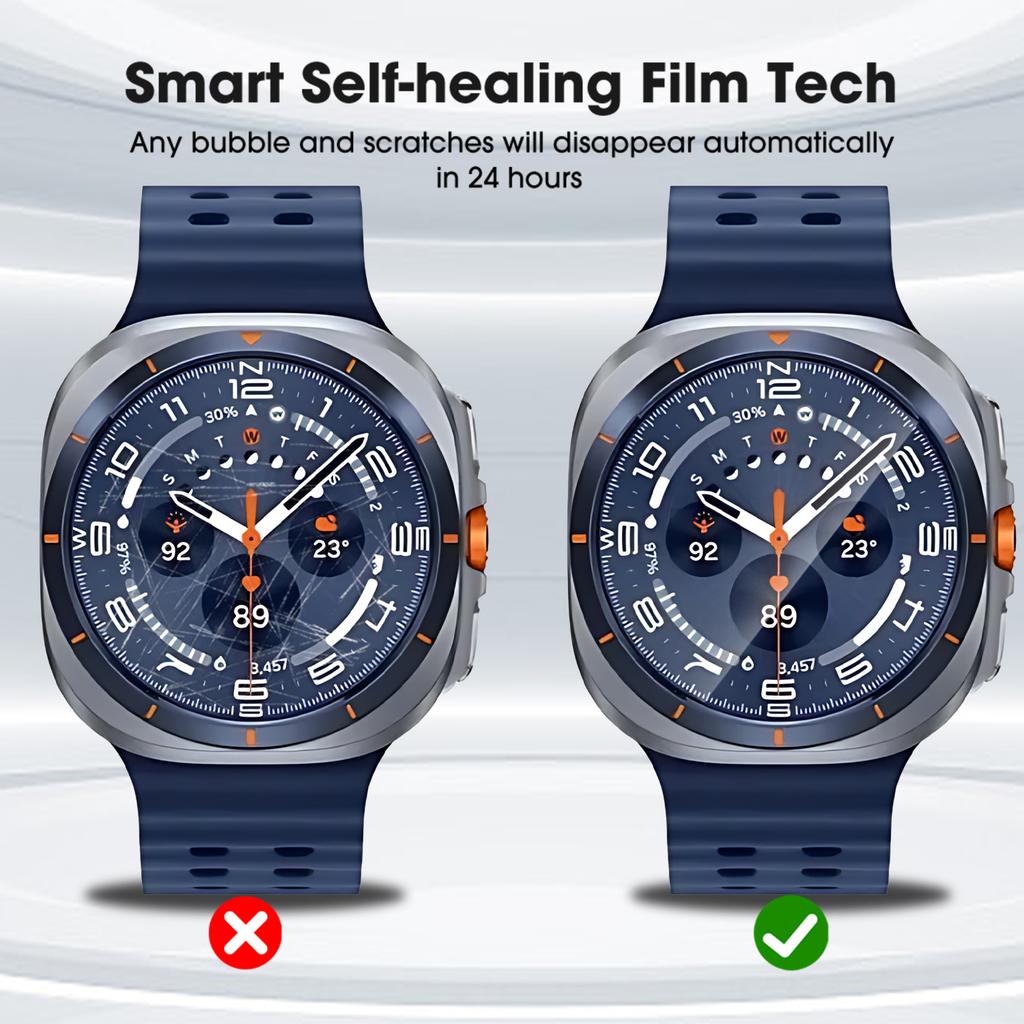 Měkká hydrogelová fólie pro Samsung Galaxy Watch 8 40mm 44mm Watch Ultra 47mm Watch7 6 5 4 Classic Měkké chrániče obrazovky Ne sklo