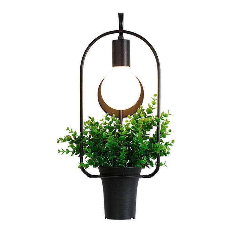 Настенный светильник, кованый настенный светильник для спальни, прикроватный, балкон, клумба, цвет черный, настенный светильник;