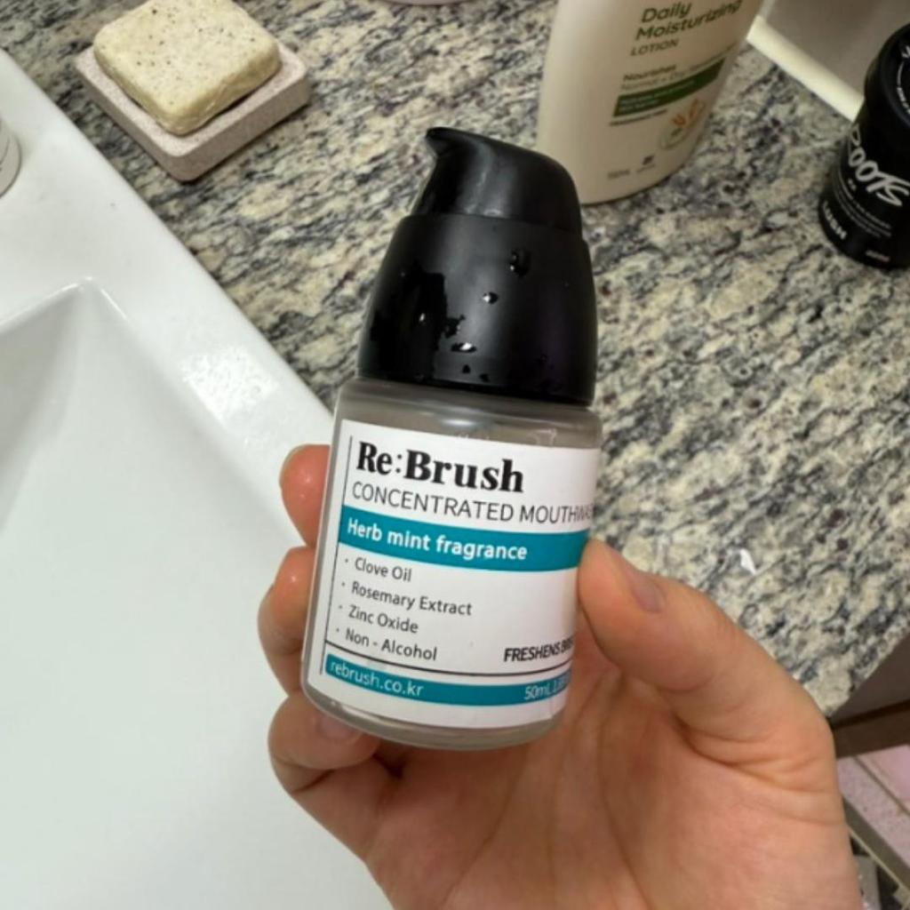 [Re:Brush] Oral Care Set (Concentrated Mouthwash 50ml + Fresh Breath Oral Spray 15ml)