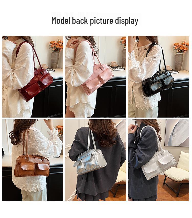 Korea Heo Yunjin Style Boston Shoulder/Handheld Bag