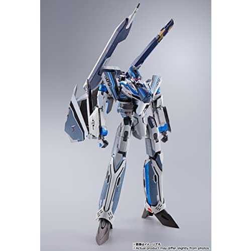 TAMASHII NATIONS DX Chogokin Macross Delta the Movie: Absolutely Live!!!!!! VF-31AX Kairos Plus (Hayate Immelmann Custom) Approx. 260mm ABS & Diecast