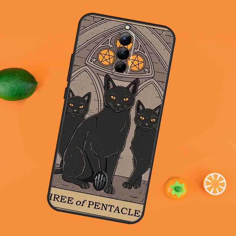 Katzen Tarot Hexerei Hülle Für ZTE Nubia Red Magic 10 Air 6S 7S 6 7 Pro RedMagic 11 10 9 8 8S 9S 10S Pro Plus Cover
