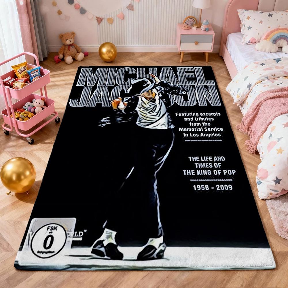 Michael Jackson History World Tour Indoor Rug Nonslip Durable Carpet For Bathroom Kitchen Home Decor New Year Gift