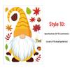 Thanksgiving Turkey & Autumn Maple Leaf Wall Stickers