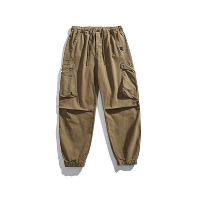 Retro Overalls New Men's Trousers Outdoor Sports Pants Men's Trendy Brand Wide Version Loose Casual Men's Pants